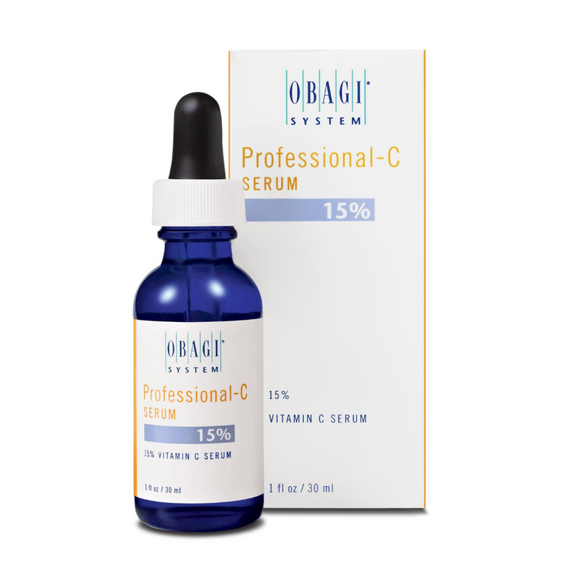 An image of Obagi Professional-C Serum 15% with white background.