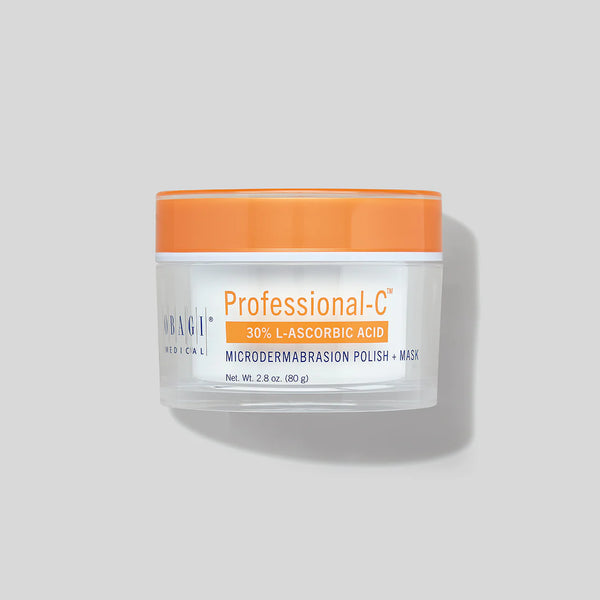 An image of Professional-C Microdermabrasion Polish Mask with grey background.