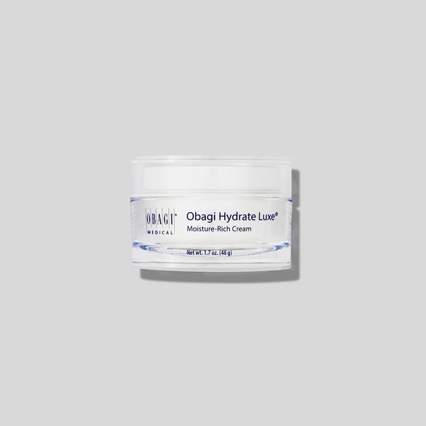Obagi Hydrate Luxe with grey background