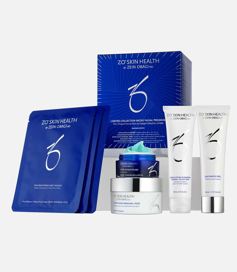 An image  of Zo Skin Health Micro Facial Program with white background.