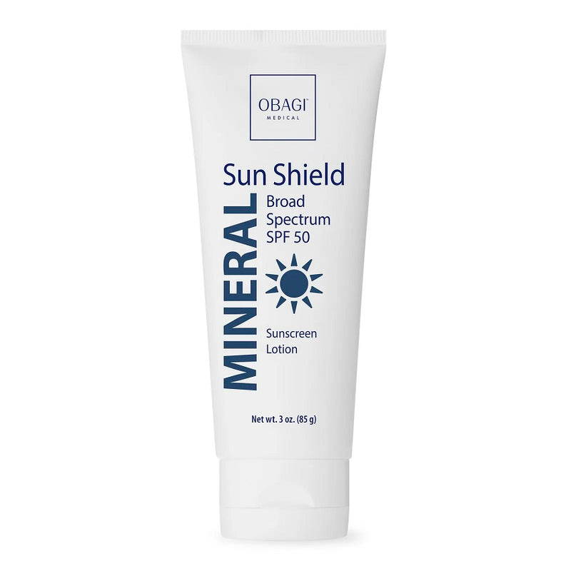 An image of Obagi Mineral Broad Spectrum SPF 50 with white background.
