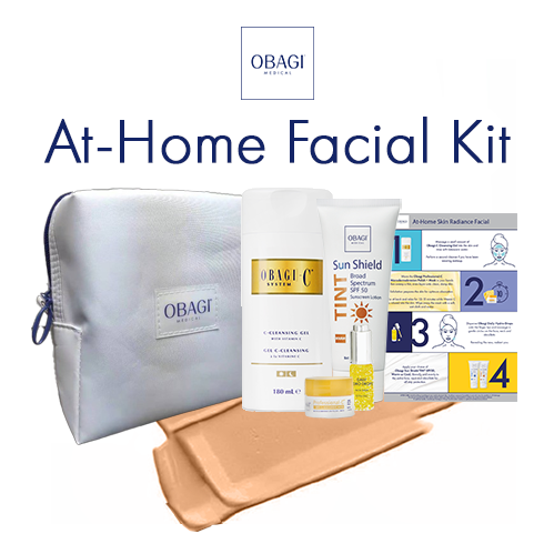 An image of Obagi At-Home Facial Kit Warm Tone with white background.