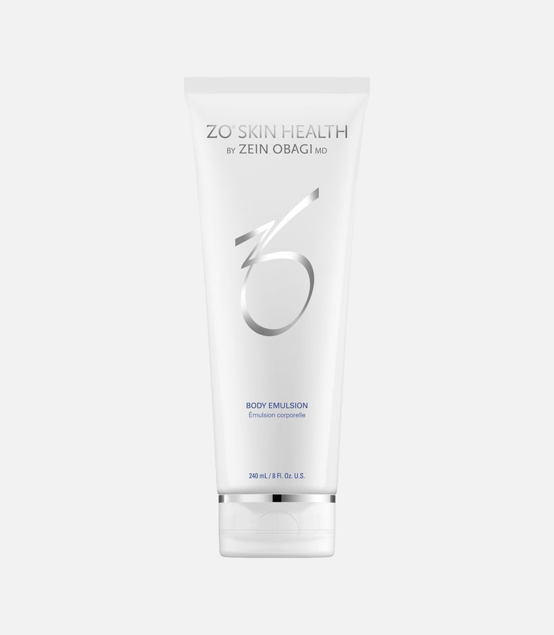 An image of Zo Skin Health Body Emulsion with white background.